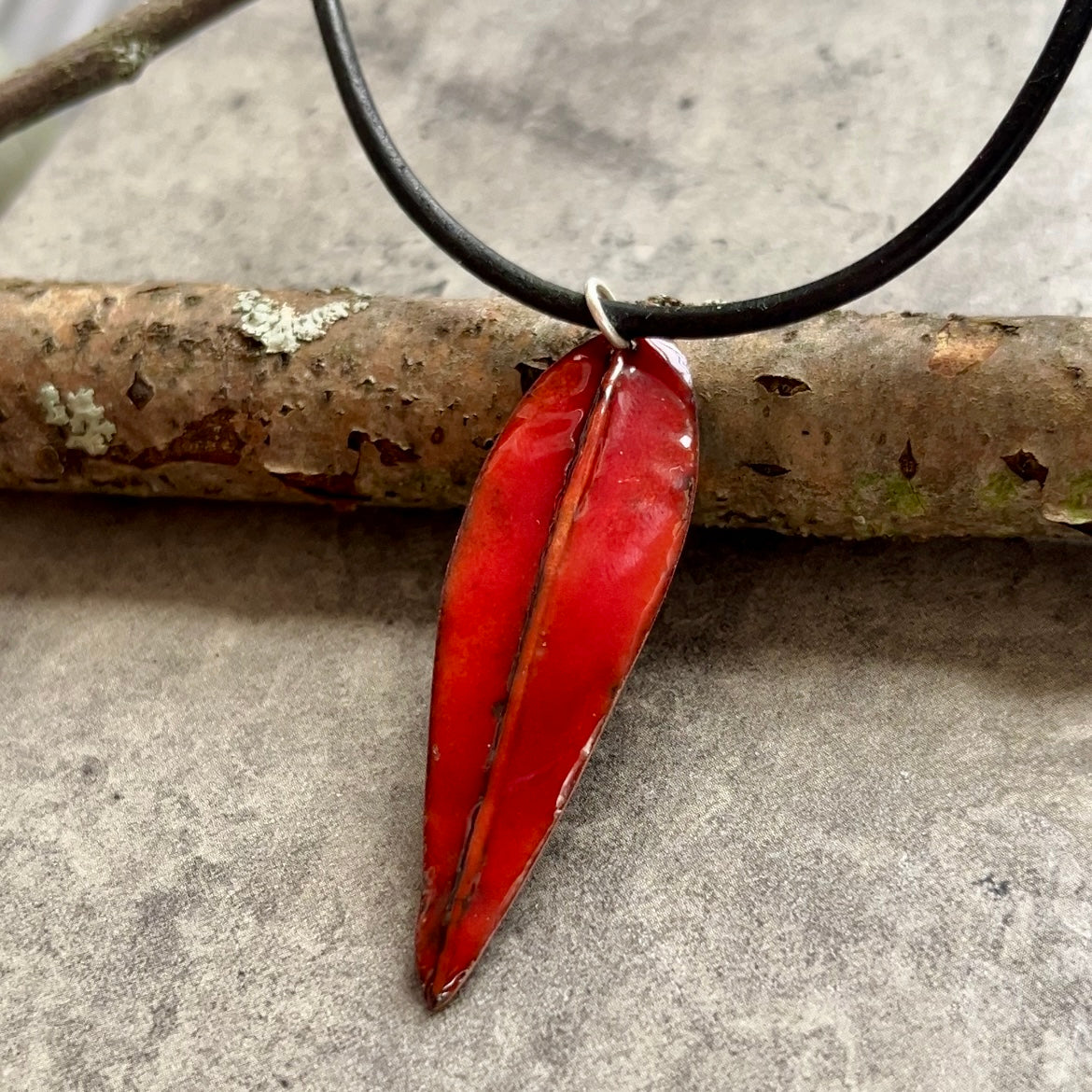 Sumac Leaf Pendant